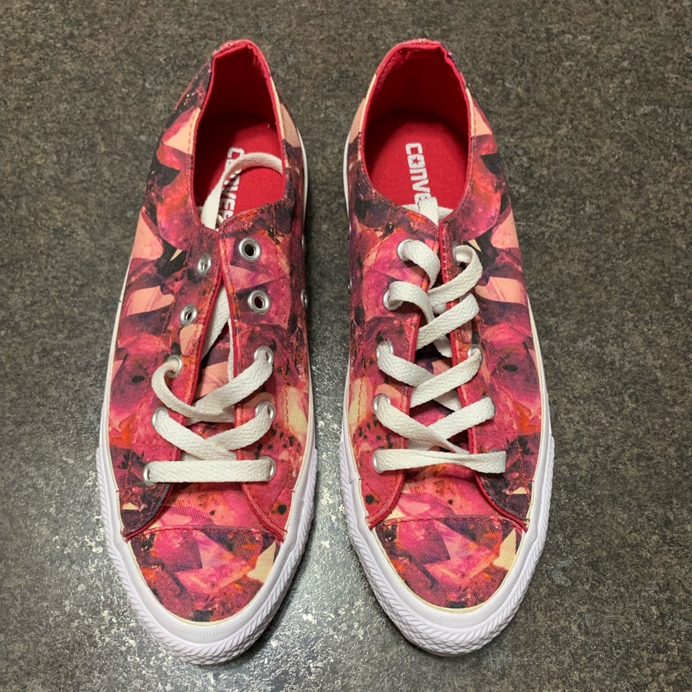Converse RARE Ruby Red Gem Jewel Facets European